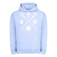 Pigment Grape Ice ohio lacrosse sticks & helmet state outline lax player t shirt Urban Hoodie - linhVisuals