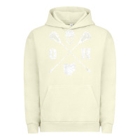 Pigment Pistachio ohio lacrosse sticks & helmet state outline lax player t shirt Urban Hoodie - linhVisuals