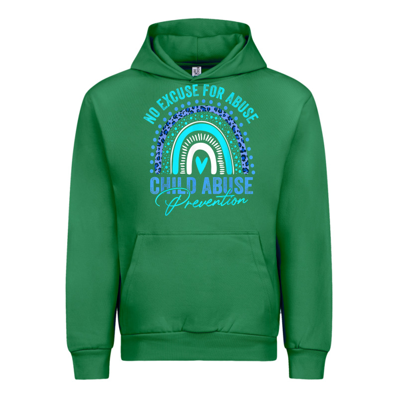 No Excuse Child Abuse Prevention Awareness Leopard Rainbow T Shirt Urban Hoodie by linhVisuals | Teevron
