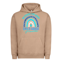 Pigment Burro no excuse child abuse prevention awareness leopard rainbow t shirt Urban Hoodie - linhVisuals