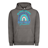 Pigment Tornado no excuse child abuse prevention awareness leopard rainbow t shirt Urban Hoodie - linhVisuals