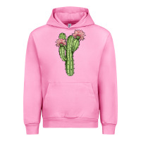 Fuchsia Pink cactus 4 Urban Hoodie - JahusDesignShop