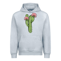 Heather Grey cactus 4 Urban Hoodie - JahusDesignShop
