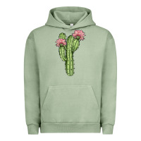 Pigment Oil Green cactus 4 Urban Hoodie - JahusDesignShop