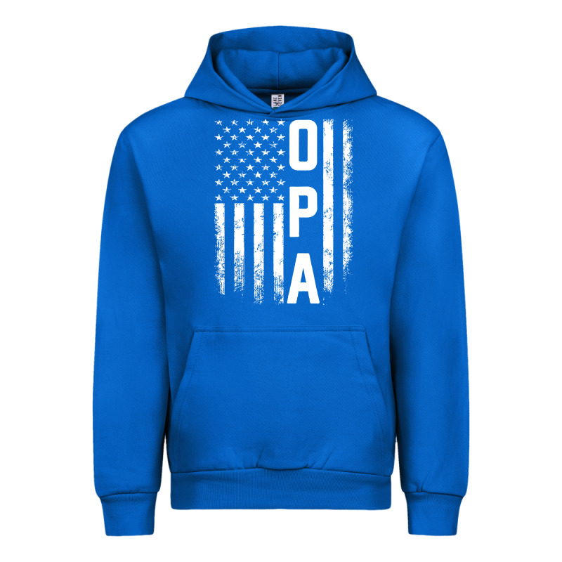 Opa Gift America Flag Gift For Men Father's Day Pullover Hoodie Urban Hoodie by linhVisuals | Teevron