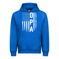 Cobalt opa gift america flag gift for men father's day pullover hoodie Urban Hoodie - linhVisuals