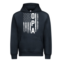 Navy opa gift america flag gift for men father's day pullover hoodie Urban Hoodie - linhVisuals