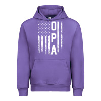 Tulip opa gift america flag gift for men father's day pullover hoodie Urban Hoodie - linhVisuals