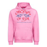 Fuchsia Pink orchids of asia kraft massage football t shirt Urban Hoodie - linhVisuals
