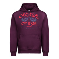 Mauve Wine orchids of asia kraft massage football t shirt Urban Hoodie - linhVisuals