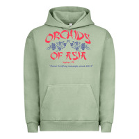 Pigment Oil Green orchids of asia kraft massage football t shirt Urban Hoodie - linhVisuals