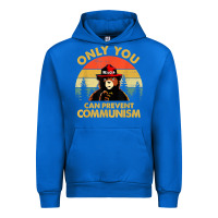 Cobalt vintage only you can prevent communism funny bear camping t shirt Urban Hoodie - linhVisuals