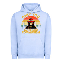 Pigment Grape Ice vintage only you can prevent communism funny bear camping t shirt Urban Hoodie - linhVisuals