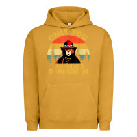 Pigment Peanut Butter vintage only you can prevent communism funny bear camping t shirt Urban Hoodie - linhVisuals