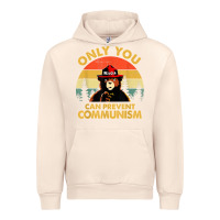 Sandshell vintage only you can prevent communism funny bear camping t shirt Urban Hoodie - linhVisuals