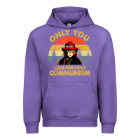 Tulip vintage only you can prevent communism funny bear camping t shirt Urban Hoodie - linhVisuals
