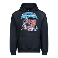 Navy Jonathan Isaac Vintage Urban Hoodie - linhVisuals