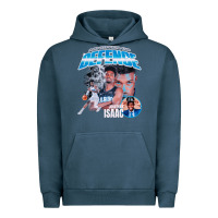 Pigment Midnight Navy Jonathan Isaac Vintage Urban Hoodie - linhVisuals