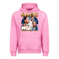 Fuchsia Pink Sade Love Deluxe Rare Urban Hoodie - linhVisuals