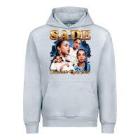 Heather Grey Sade Love Deluxe Rare Urban Hoodie - linhVisuals
