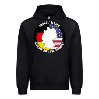 Black proudly served bitburg air base germany military veteran t shirt Urban Hoodie - linhVisuals