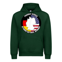 Forest Green proudly served bitburg air base germany military veteran t shirt Urban Hoodie - linhVisuals