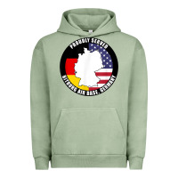 Pigment Oil Green proudly served bitburg air base germany military veteran t shirt Urban Hoodie - linhVisuals