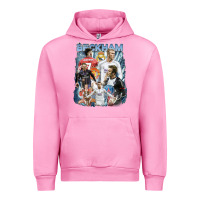 Fuchsia Pink David Beckham Vintage Urban Hoodie - linhVisuals