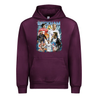 Mauve Wine David Beckham Vintage Urban Hoodie - linhVisuals