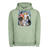 Pigment Oil Green David Beckham Vintage Urban Hoodie - linhVisuals