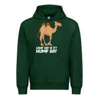 Forest Green what day is it hump day funny camels hump day t shirt Urban Hoodie - linhVisuals
