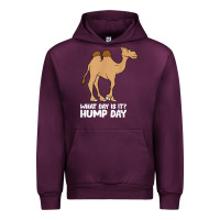 Mauve Wine what day is it hump day funny camels hump day t shirt Urban Hoodie - linhVisuals