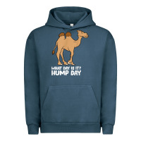 Pigment Midnight Navy what day is it hump day funny camels hump day t shirt Urban Hoodie - linhVisuals