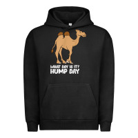 Pigment Black what day is it hump day funny camels hump day t shirt Urban Hoodie - linhVisuals