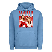 Pigment Pebble Blue Mariah Carey Vintage Urban Hoodie - linhVisuals