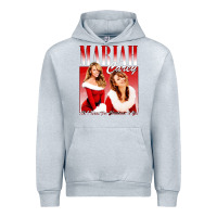 Heather Grey Mariah Carey Vintage Urban Hoodie - linhVisuals