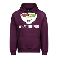 Mauve Wine what the pho vietnamese pho t shirt Urban Hoodie - linhVisuals