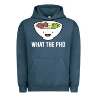 Pigment Midnight Navy what the pho vietnamese pho t shirt Urban Hoodie - linhVisuals