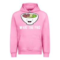 Fuchsia Pink what the pho vietnamese pho t shirt Urban Hoodie - linhVisuals