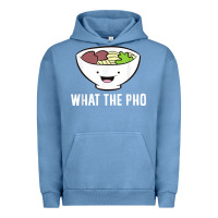 Pigment Pebble Blue what the pho vietnamese pho t shirt Urban Hoodie - linhVisuals