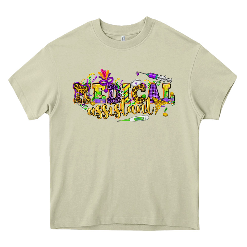 Ma Medical Assistant Mardi Gras Heavy Core Tee by HowdyJamesFarm | Teevron