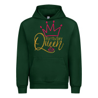 Forest Green birthday queen shirt, womens birthday shirt, birthday t shirt Urban Hoodie - linhVisuals
