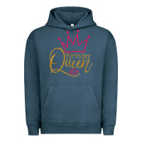 Pigment Midnight Navy birthday queen shirt, womens birthday shirt, birthday t shirt Urban Hoodie - linhVisuals