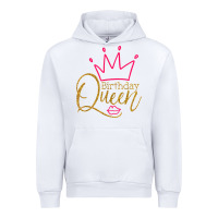 White birthday queen shirt, womens birthday shirt, birthday t shirt Urban Hoodie - linhVisuals
