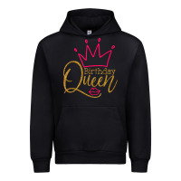 Black birthday queen shirt, womens birthday shirt, birthday t shirt Urban Hoodie - linhVisuals
