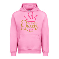 Fuchsia Pink birthday queen shirt, womens birthday shirt, birthday t shirt Urban Hoodie - linhVisuals