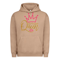 Pigment Burro birthday queen shirt, womens birthday shirt, birthday t shirt Urban Hoodie - linhVisuals