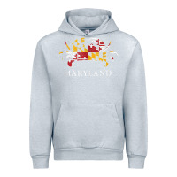 Heather Grey retro maryland crab state flag vintage travel tank top Urban Hoodie - linhVisuals