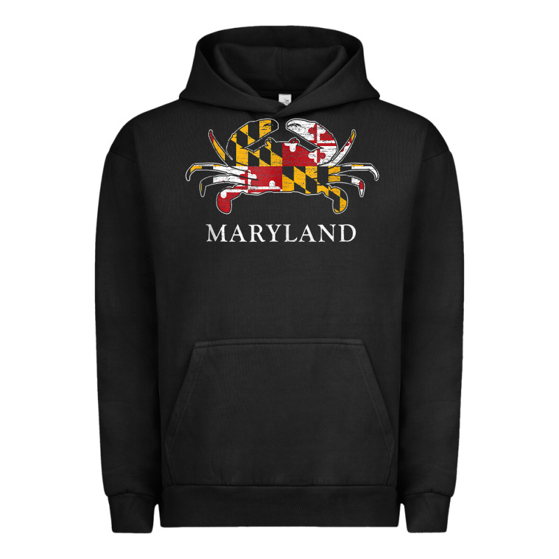Retro Maryland Crab State Flag Vintage Travel Tank Top Urban Hoodie by linhVisuals | Teevron