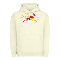 Pigment Pistachio retro maryland crab state flag vintage travel tank top Urban Hoodie - linhVisuals
